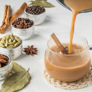 Masala Chai Tea Bags –  Cinnamon, ginger, cardamom, black tea, allspice, cloves
