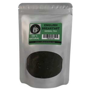 Premium English Breakfast Black Tea Herbal Loose Leaf contains CAFFEINE