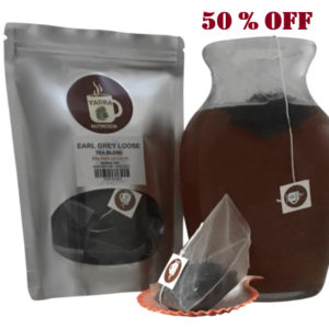 Earl Grey Pyramid Sachets Herbal Loose Leaf Tea Contains Caffeine ICED or HOT