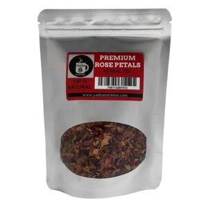 Red Rose Petals Herbal Tea – 100 % Natural